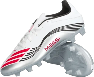 Pánské kopačky lisovky Adidas F50 Club Messi FG/MG stříbrné2