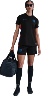 Dámský venkovní fotbalový dres Nike Anglie 25/26 černý