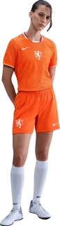 Dámské domácí fotbalové šortky Nike Nizozemí 25/26 oranžové