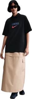 Dámské tričko s krátkým rukávem Nike Anglie 25/26 Crest Tee černé