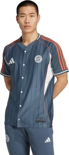 Pánské fotbalové tričko Adidas FC Bayern 25/26 US šedé