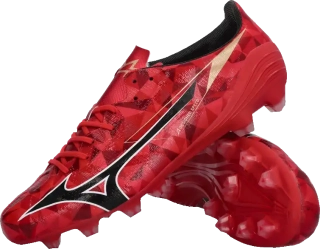 Pánské kopačky lisovky Mizuno Alpha II 40th Pro FG červené