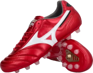 Pánské kopačky lisovky Mizuno Morelia II 40th Pro FG červené