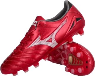 Pánské kopačky lisovky Mizuno Morelia IV 40th Pro FG červené