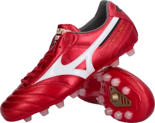 Pánské kopačky lisovky Mizuno Morelia II 40th Pro FG červené2