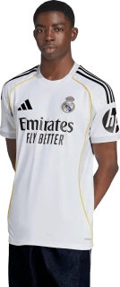 Pánský domácí fotbalový dres Adidas Real Madrid 25/26 bílý