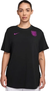 Dámské fotbalové tričko Nike Anglie 25/26 Relaxed černé