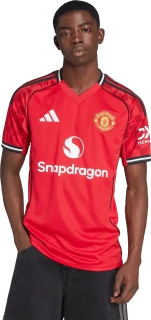 Pánský domácí fotbalový dres Adidas Manchester United 25/26 červený