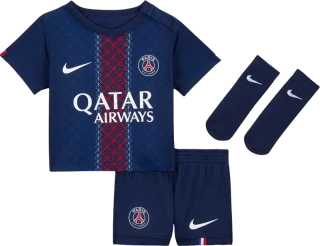 Dětská domácí fotbalová souprava Nike PSG 25/26 modrá kojenci