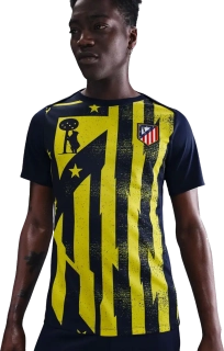 Pánský předzápasový dres Nike Atlético Madrid 25/26 Academy Pro žluto-modrý