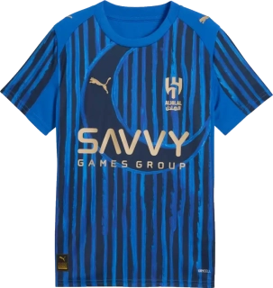 Dětský domácí fotbalový dres Puma x KidSuper Al Hilal 25/26 modrý