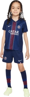 Dětská domácí fotbalová souprava Nike PSG 25/26 modrá malé děti