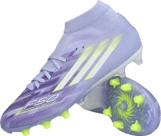 Dámské kopačky lisovky Adidas F50 League Mid FG/MG fialové