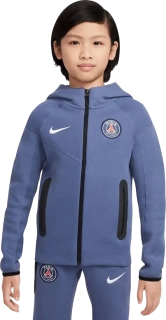 Dětská flísová mikina Nike PSG 25/26 Tech Fleece modrá