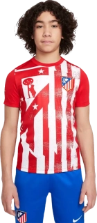 Dětský předzápasový dres Nike Atlético Madrid 25/26 Academy Pro červený