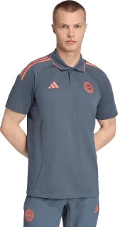 Pánská fotbalová polokošile Adidas FC Bayern 25/26 Polo šedá
