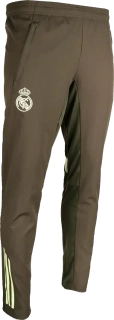 Pánské prezentační kalhoty Adidas Real Madrid 25/26 hnědé