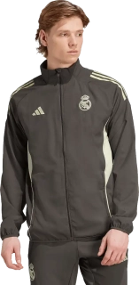 Pánská prezentační bunda Adidas Real Madrid 25/26 tmavě zelená