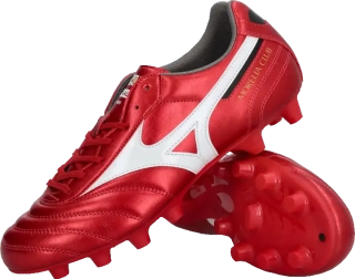 Pánské kopačky lisovky Mizuno Morelia II Club 40th FG červené