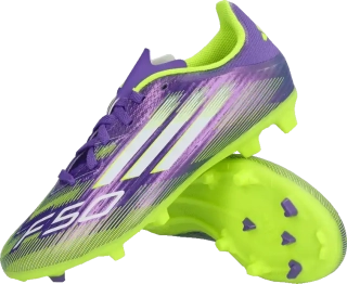 Dětské kopačky lisovky Adidas F50 League FG/MG fialové2