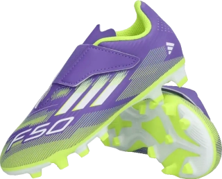 Dětské kopačky lisovky Adidas F50 Club FG/MG fialové