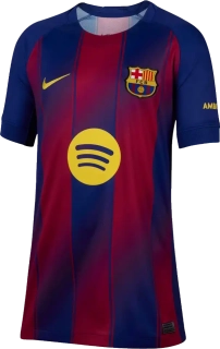Dětský domácí fotbalový dres Nike FC Barcelona 25/26 modro-červený 