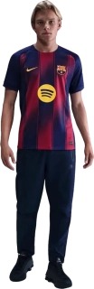 Pánský domácí fotbalový dres Nike FC Barcelona 25/26 modro-červený