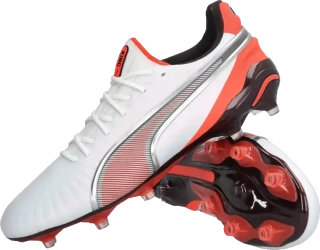 Pánské kopačky lisovky Puma King Ultimate FG/AG bílé2