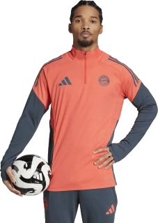 Pánský tréninkový top Adidas FC Bayern 25/26 oranžový
