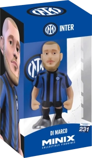 Sběratelská figurka Minix Inter Milan Federico Dimarco 12 cm modro-černá
