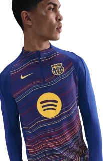 Pánská předzápasová mikina Nike FC Barcelona 25/26 Academy Pro vícebarevná