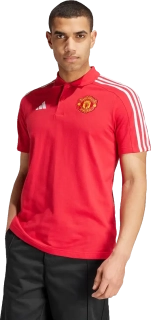 Pánská polokošile Adidas Manchester United 24/25 DNA Polo červená