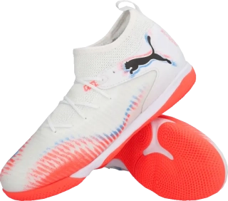 Dětské sálové kopačky Puma Future 8 Match IN bílé