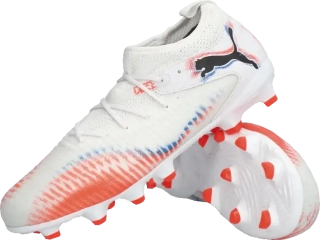 Dětské kopačky lisovky Puma Future 8 Match FG/AG bílé