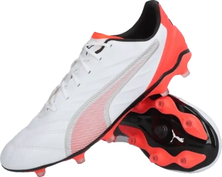 Pánské kopačky lisovky Puma King Pro FG/AG bílé2