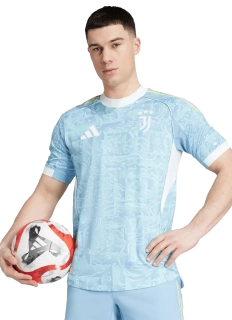 Pánský venkovní zápasový dres Adidas Juventus FC 25/26 blankytný