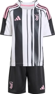 Dětská domácí souprava Adidas Juventus FC 25/26 malé děti černo-bílá