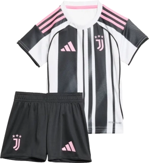 Dětská domácí souprava Adidas Juventus FC 25/26 kojenci černo-bílá