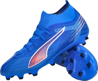 Pánské kopačky lisovky Puma Ultra 6 Match+ FG/AG modré