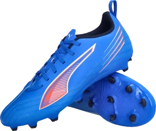 Dětské kopačky lisovky Puma Ultra 5 Play FG/AG modré
