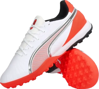 Pánské kopačky turfy Puma King Match TT bílé2