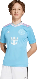 Dětský třetí fotbalový dres Adidas Inter Miami CF 25/26 blankytný