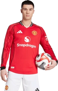 Pánský domácí zápasový dres Adidas Manchester United 25/26 DR červený