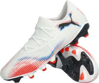 Pánské kopačky lisovky Puma Future 8 Match Low FG/AG bílé