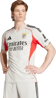 Pánský venkovní fotbalový dres Adidas SL Benfica 25/26 béžový