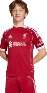 Dětský domácí fotbalový dres Adidas Liverpool FC 25/26 červený