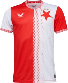 Panský domácí fotbalový dres Castore SK Slavia Praha 25/26 bílo-červený