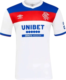 Panský venkovní fotbalový dres Castore Rangers F.C. 25/26 bílý