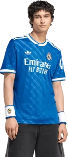 Pánský třetí fotbalový dres Adidas Real Madrid 25/26 modrý