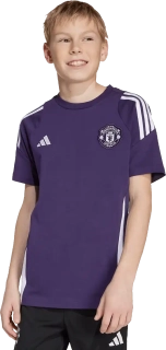 Dětské fotbalové tričko Adidas Manchester United 25/26 Tee fialové